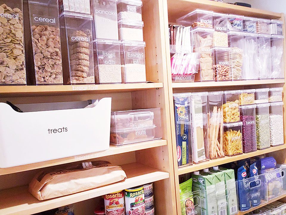 Pantry Organization with The Home Edit