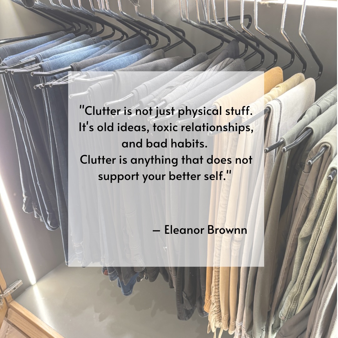 😜Clutter just gets in the way y’all!

Life is too messy without the added stress of clutter all around.

😉So we say, get rid of what doesn’t serve you!

#organizing #selfhelp #mentalhealth #organization #makeroomforthegoodstudd