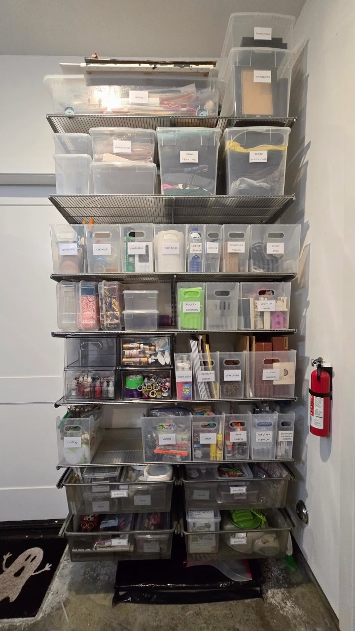 There’s nothing like a good garage organizing project in 100 degree weather.🥵

No matter the temp we get the job done and our clients were thrilled.🤩

This garage had great bones, but needed some fresh eyes on it to take it to the next level.

We think they’ll like it!

#organizing #homeorganizing #garageorganizing #garage #makeroomforthegoodstuff