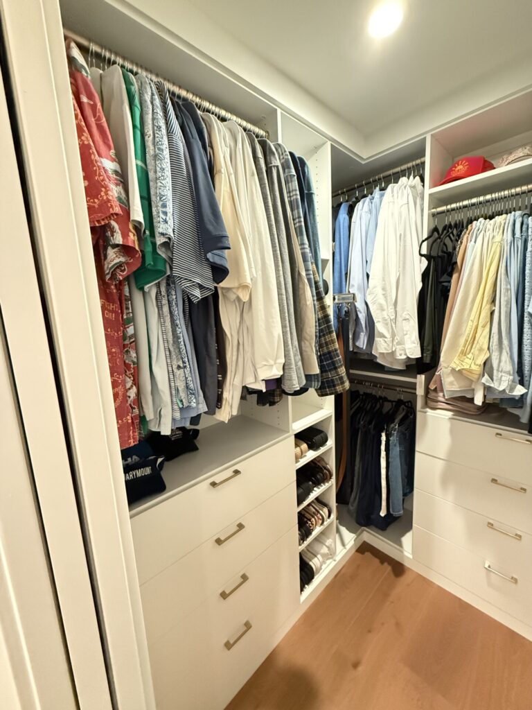 Built In closet in ADU
